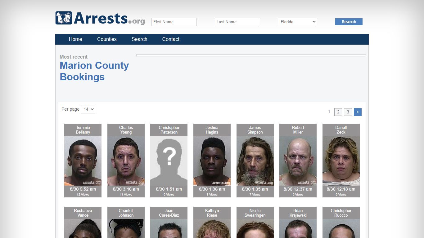 Marion County Arrests and Inmate Search